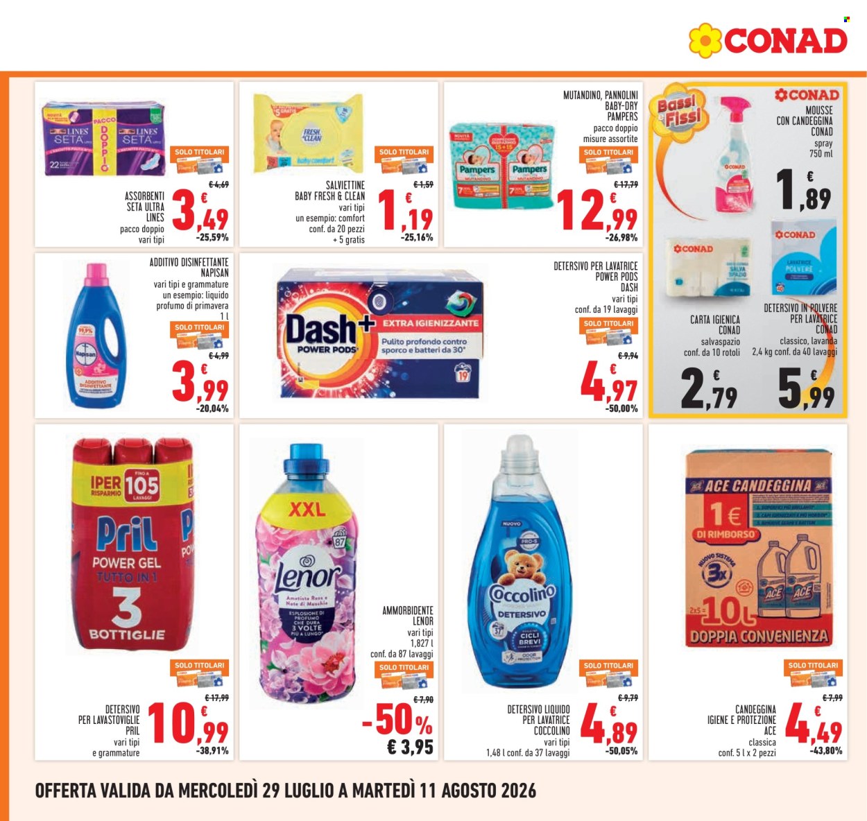 Volantino Conad - 29/7/2026 - 11/8/2026. Pagina 18