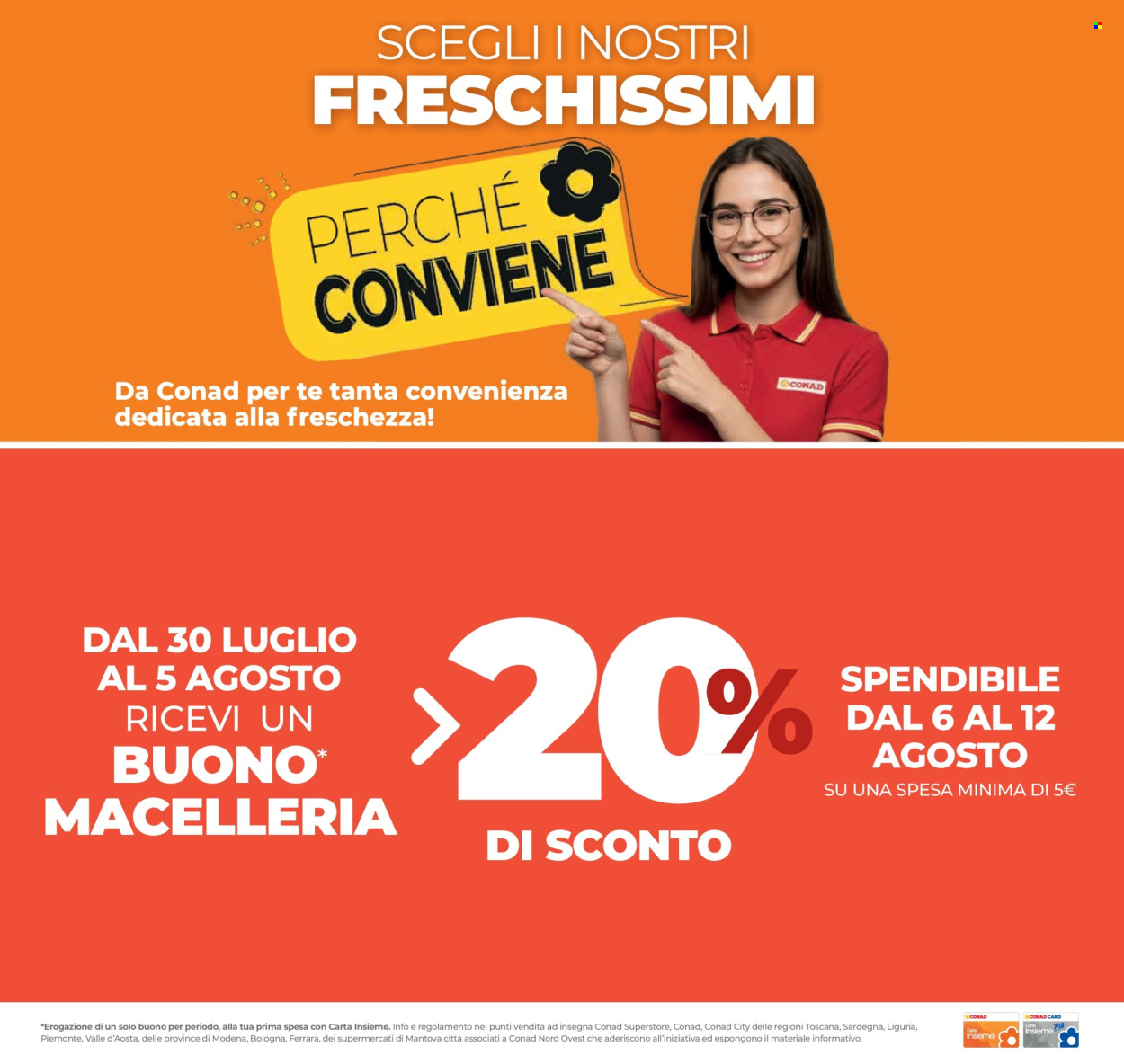 Volantino Conad - 30/7/2026 - 12/8/2026. Pagina 7