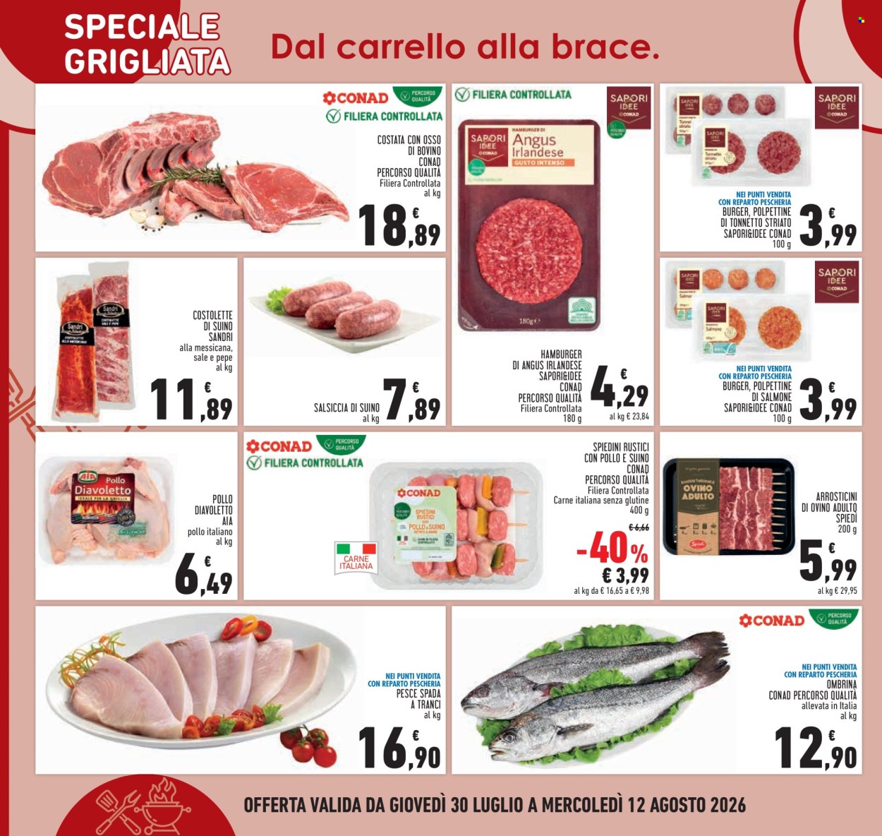 Volantino Conad - 30/7/2026 - 12/8/2026. Pagina 8
