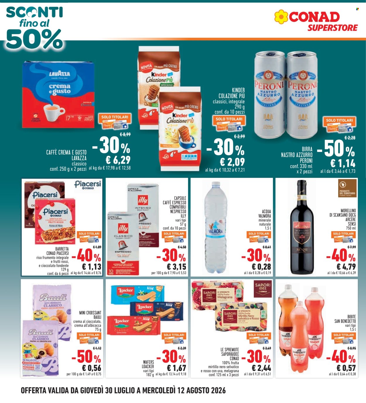 Volantino Conad - 30/7/2026 - 12/8/2026. Pagina 4