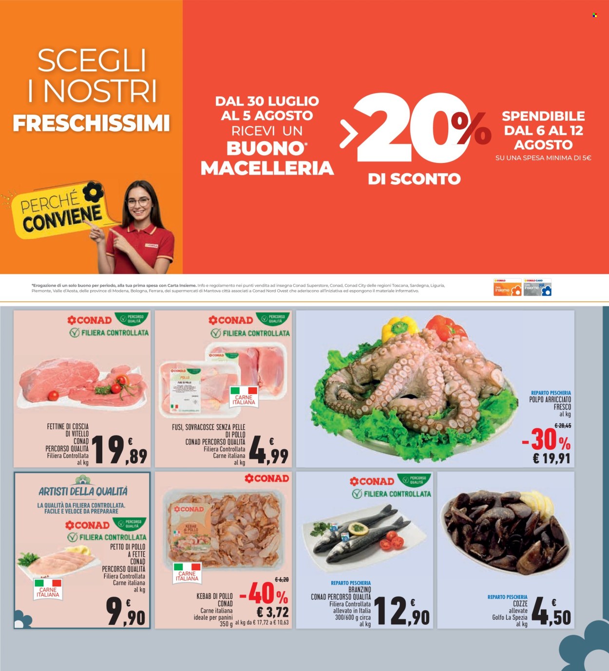 Volantino Conad - 30/7/2026 - 12/8/2026. Pagina 7