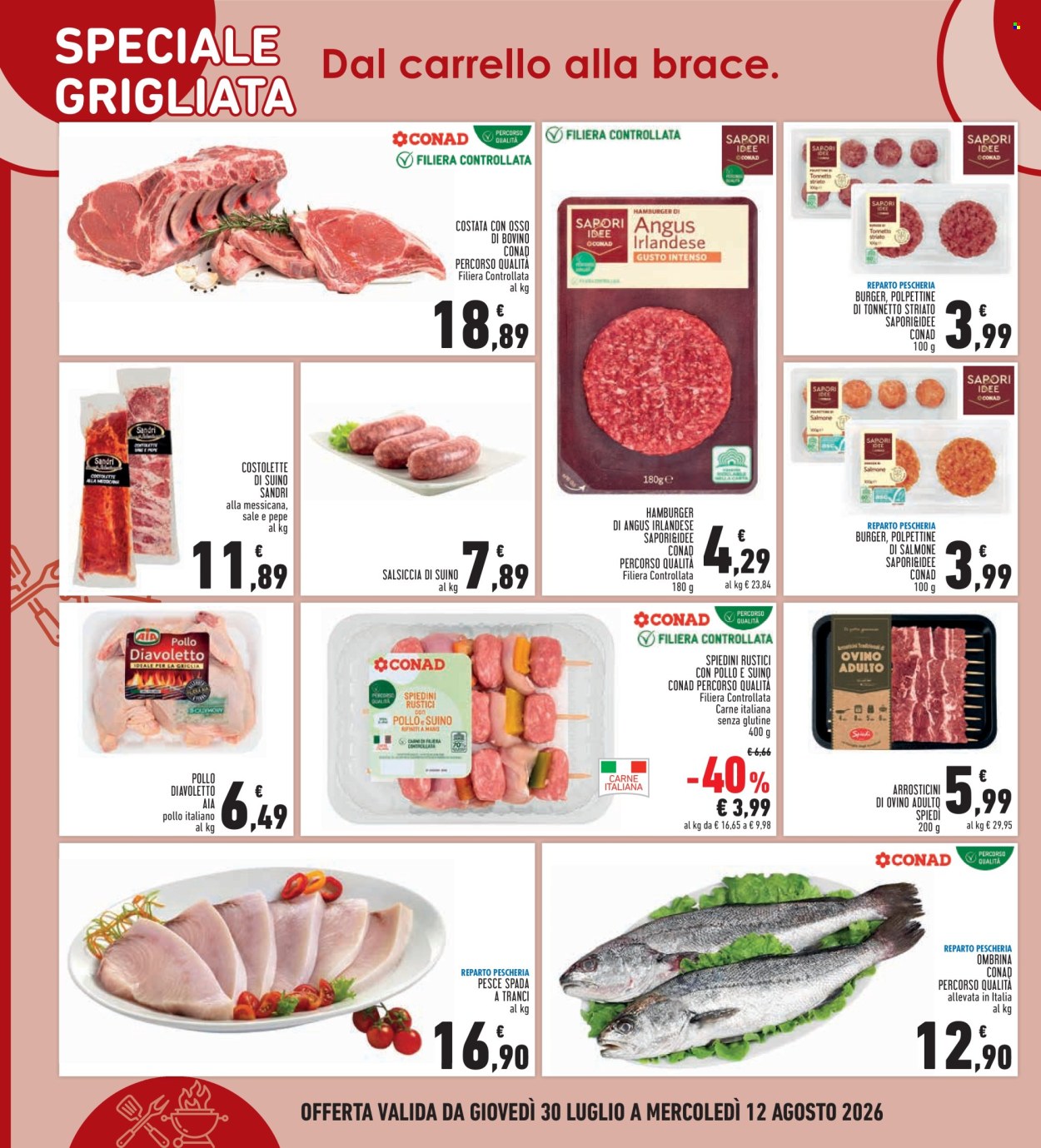 Volantino Conad - 30/7/2026 - 12/8/2026. Pagina 8