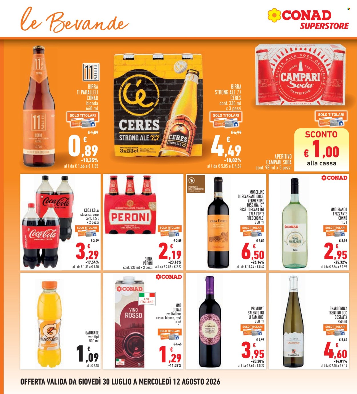 Volantino Conad - 30/7/2026 - 12/8/2026. Pagina 18