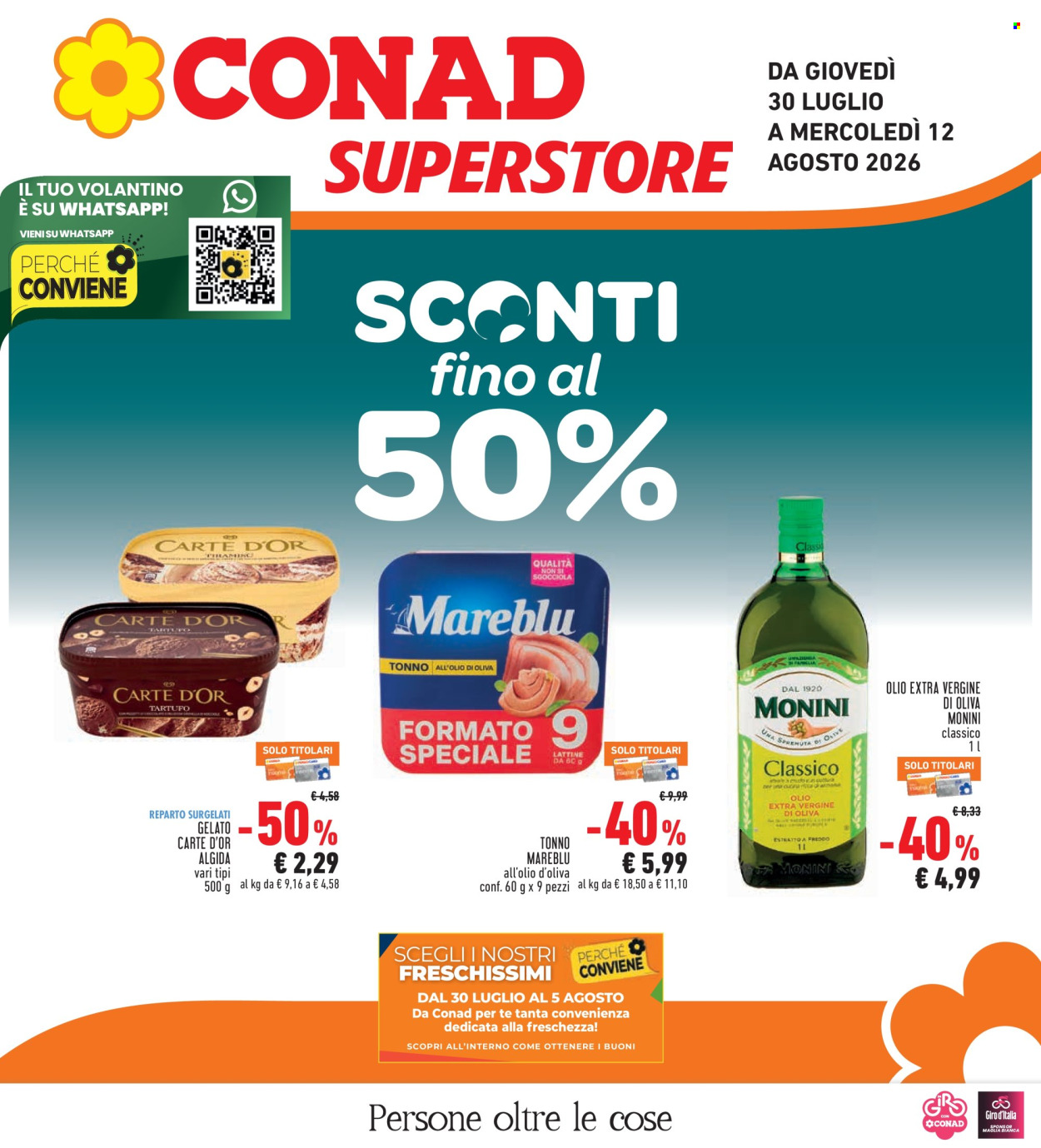Volantino Conad Superstore - 30/7/2026 - 12/8/2026. Pagina 1