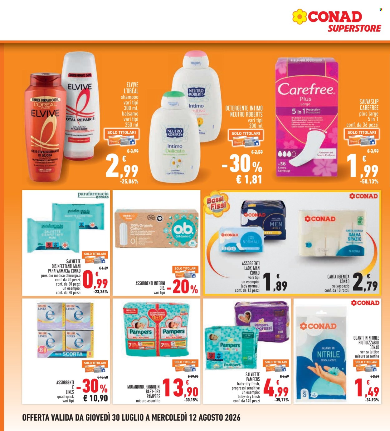 Volantino Conad Superstore - 30/7/2026 - 12/8/2026. Pagina 22