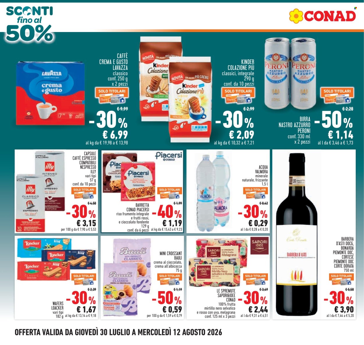 Volantino Conad - 30/7/2026 - 12/8/2026. Pagina 4