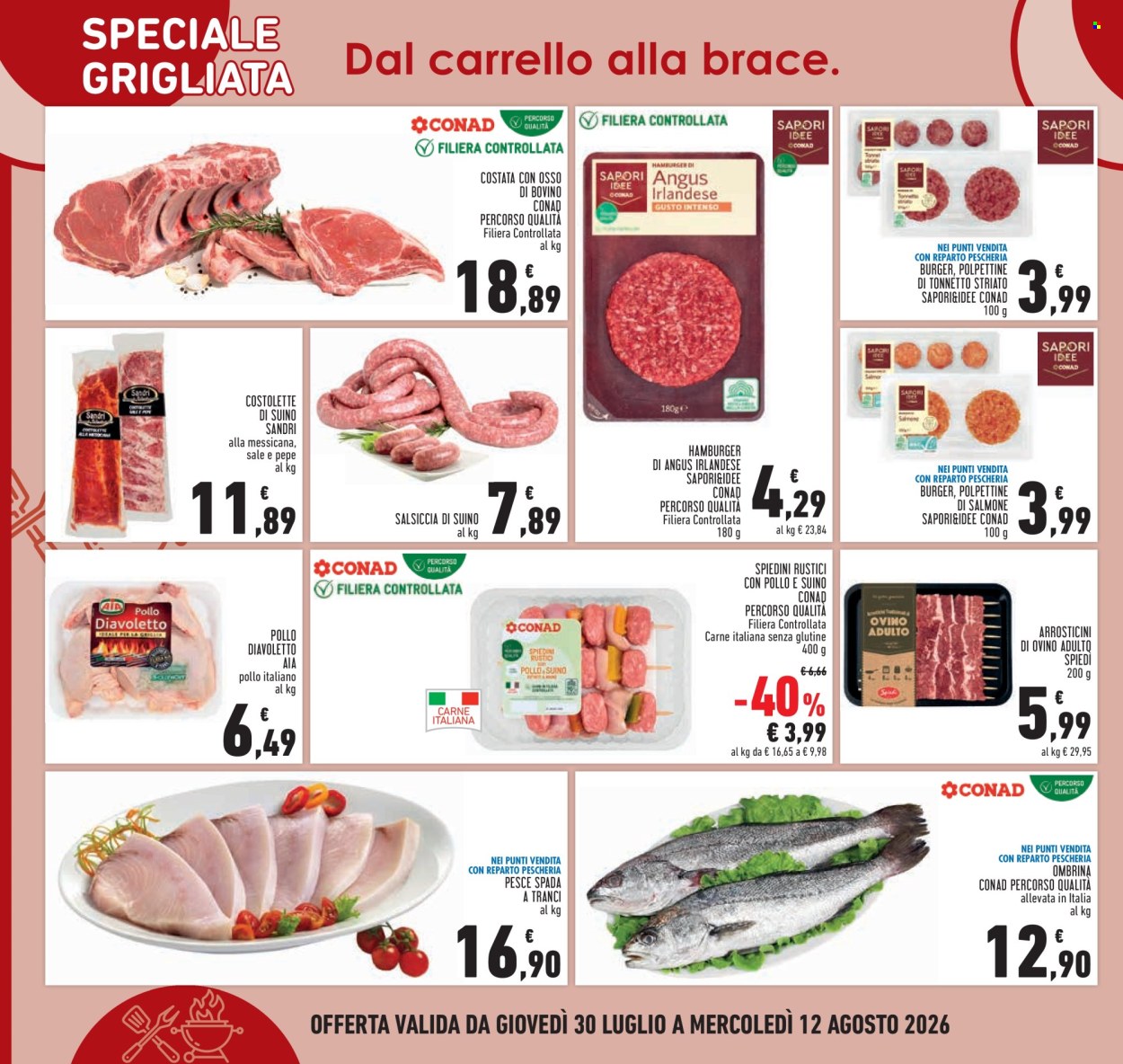 Volantino Conad - 30/7/2026 - 12/8/2026. Pagina 10