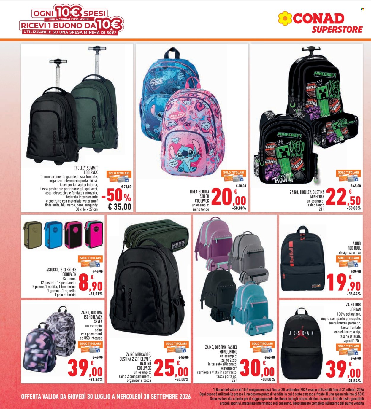 Volantino Conad Superstore - 30/7/2026 - 12/8/2026. Pagina 26