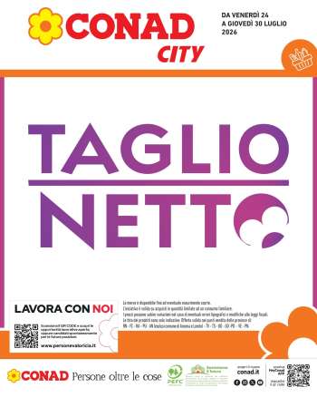 Volantino Conad City - 24/7/2026 - 30/7/2026.