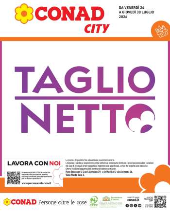 Volantino Conad City - 24/7/2026 - 30/7/2026.