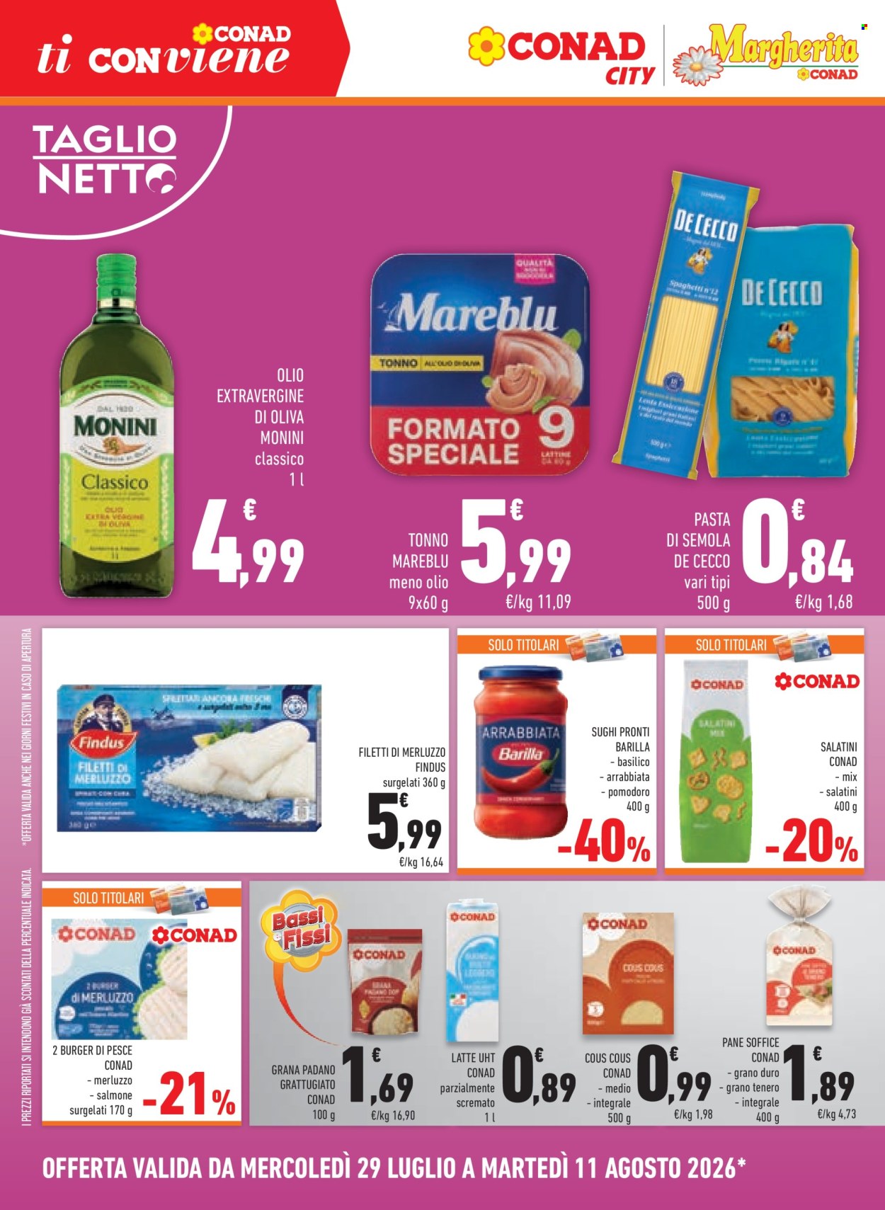 Volantino Conad City - 29/7/2026 - 11/8/2026. Pagina 8