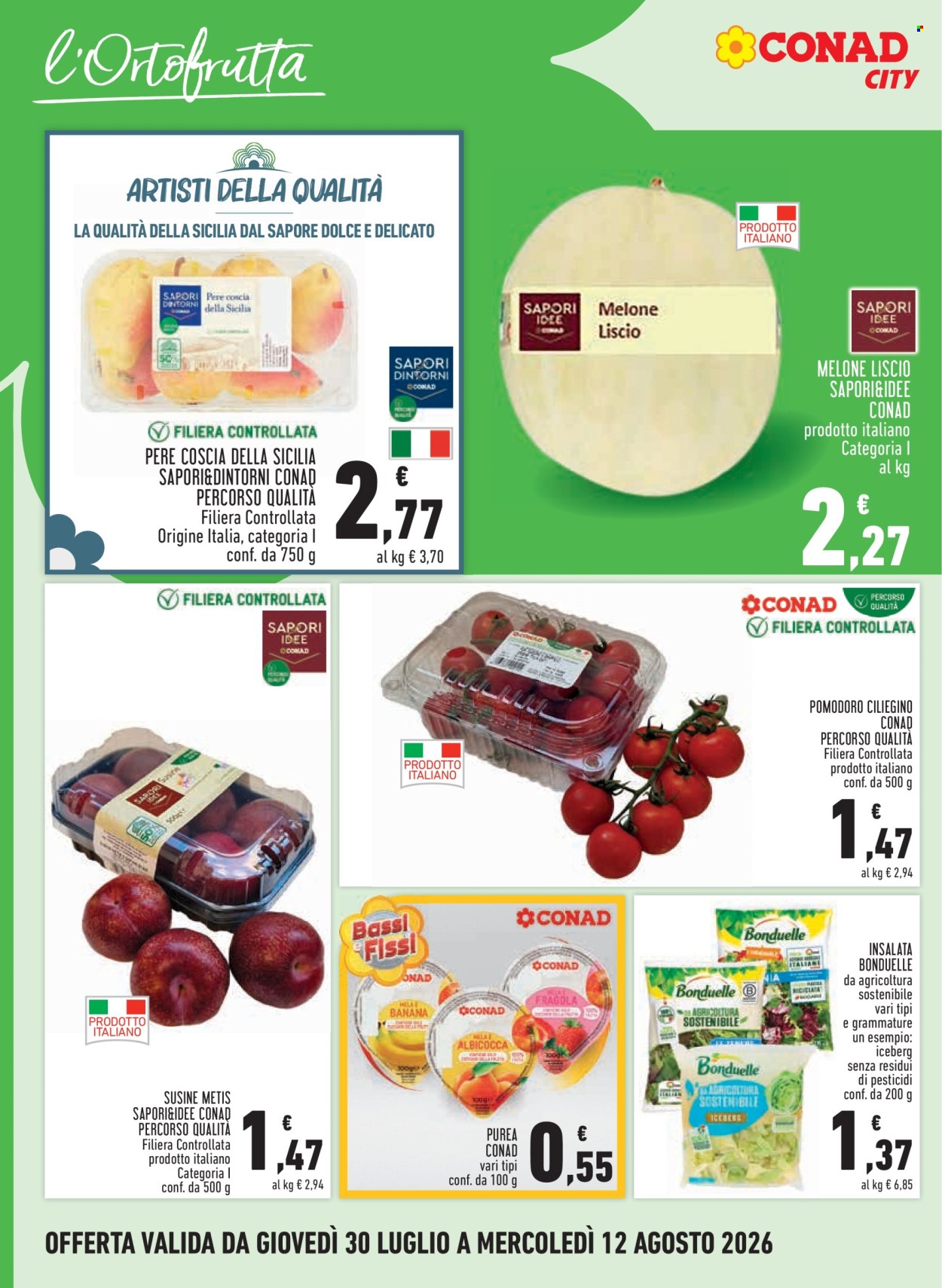 Volantino Conad City - 30/7/2026 - 12/8/2026. Pagina 2