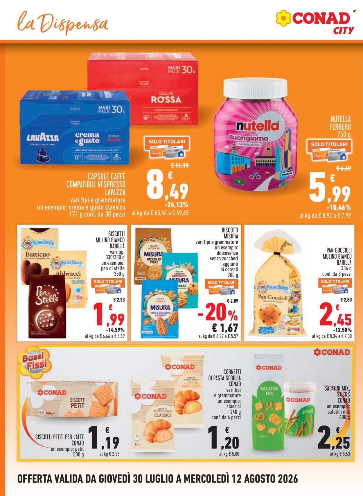 Volantino Conad City - 30/7/2026 - 12/8/2026. Pagina 10