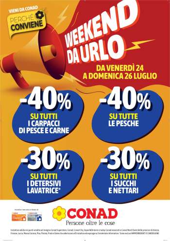 Volantino Conad - 24/7/2026 - 26/7/2026.