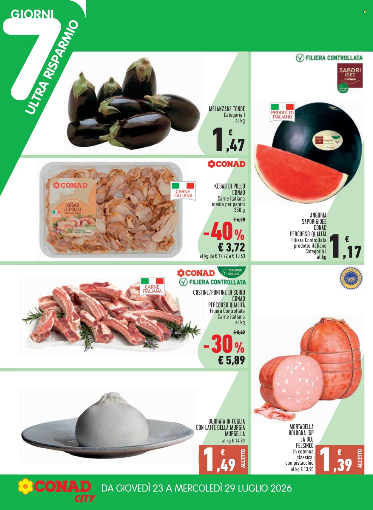 Volantino Conad City - 23/7/2026 - 29/7/2026. Pagina 2