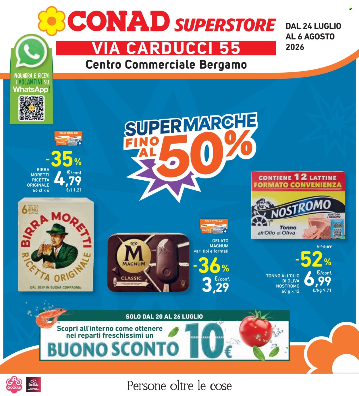 Volantino Conad Superstore - 24/7/2026 - 6/8/2026. Pagina 1