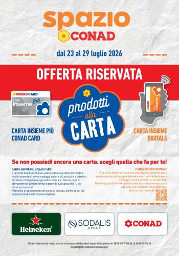 Volantino Spazio Conad - 23/7/2026 - 29/7/2026.