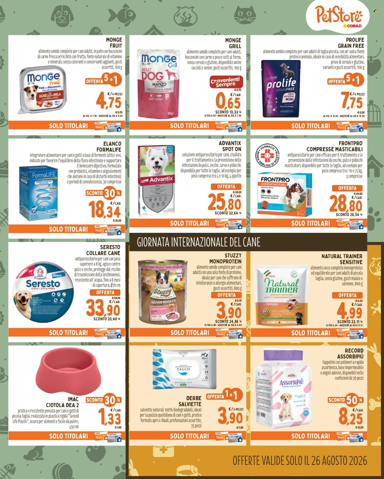 Volantino Pet Store Conad - 30/7/2026 - 9/9/2026. Pagina 3