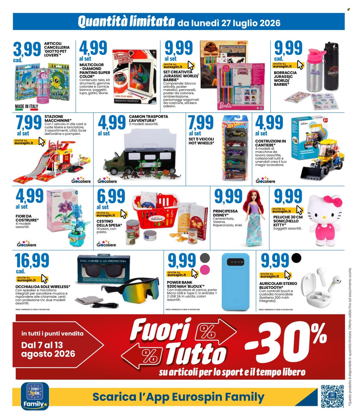 Volantino EuroSpin - 27/7/2026 - 9/8/2026. Pagina 18