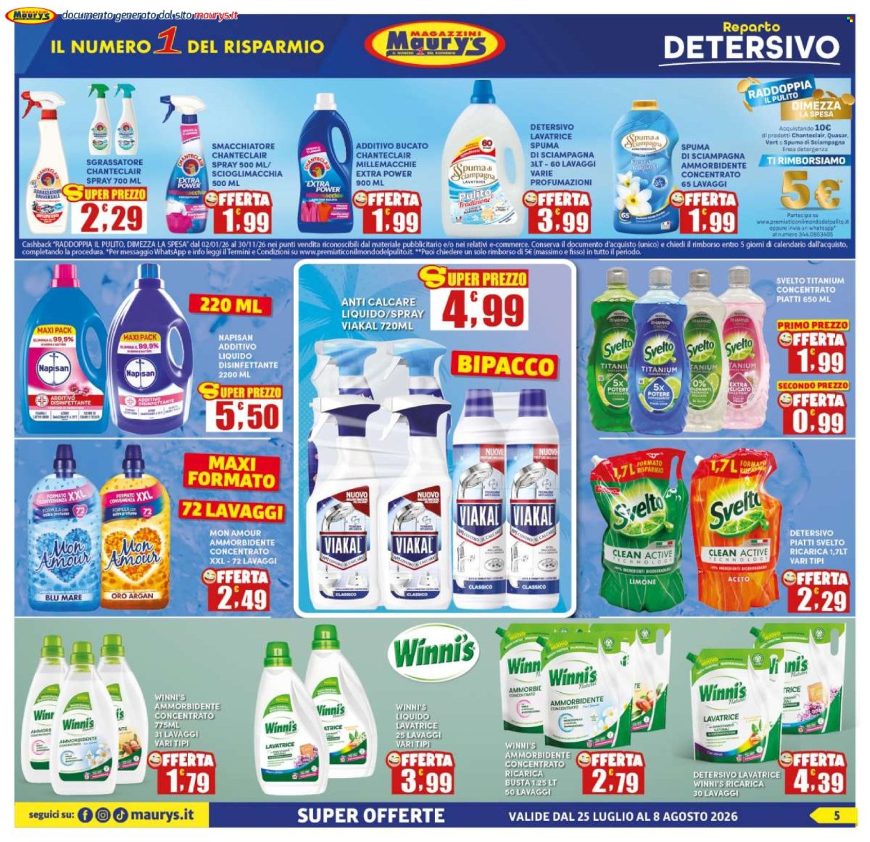 Volantino Maury's - 25/7/2026 - 8/8/2026. Pagina 5