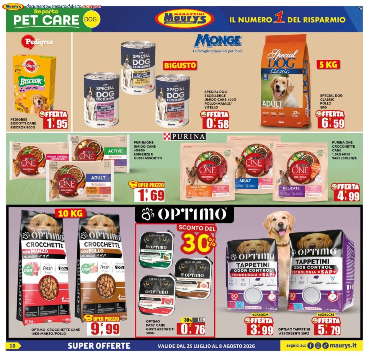 Volantino Maury's - 25/7/2026 - 8/8/2026. Pagina 10