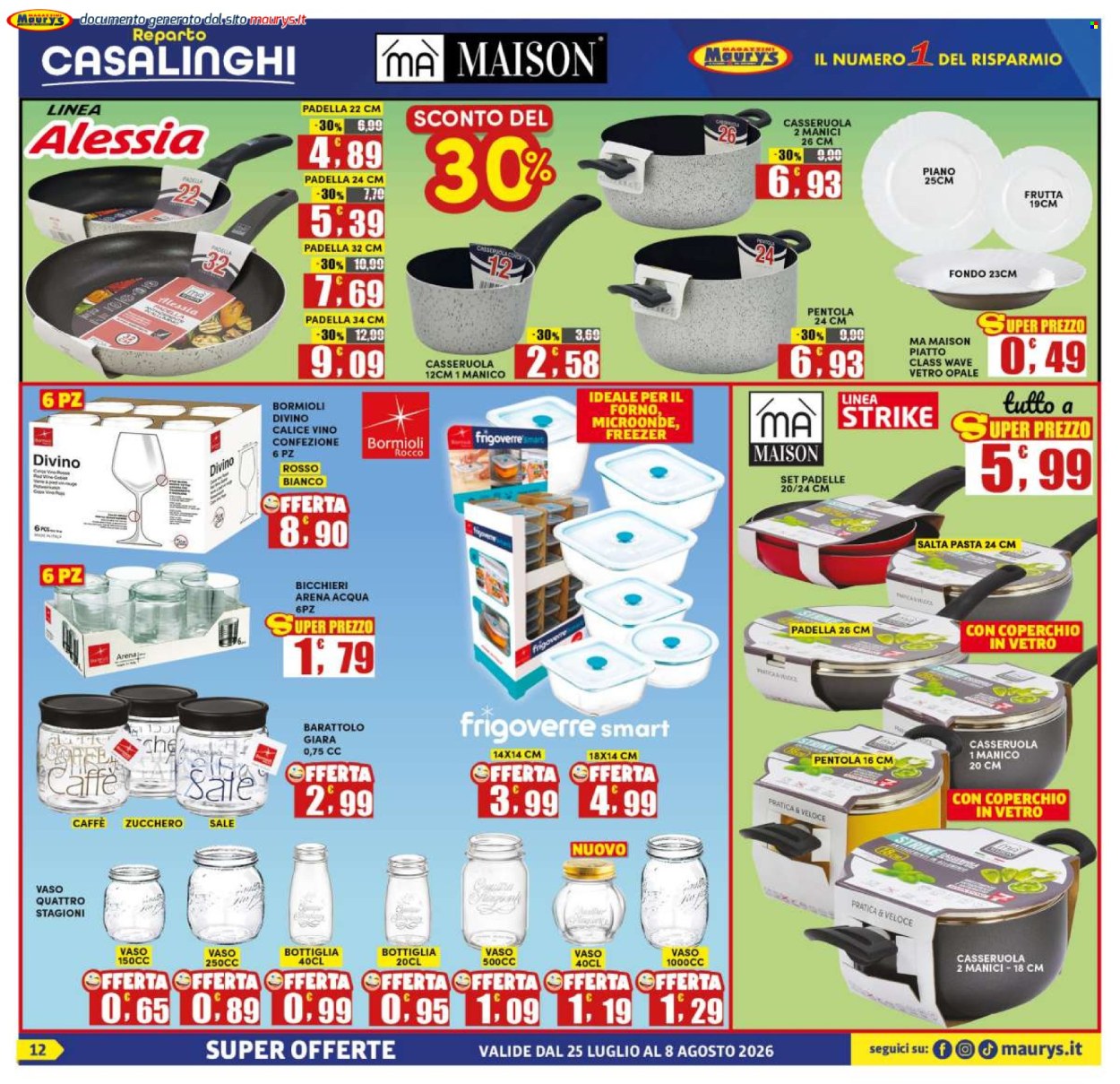Volantino Maury's - 25/7/2026 - 8/8/2026. Pagina 12