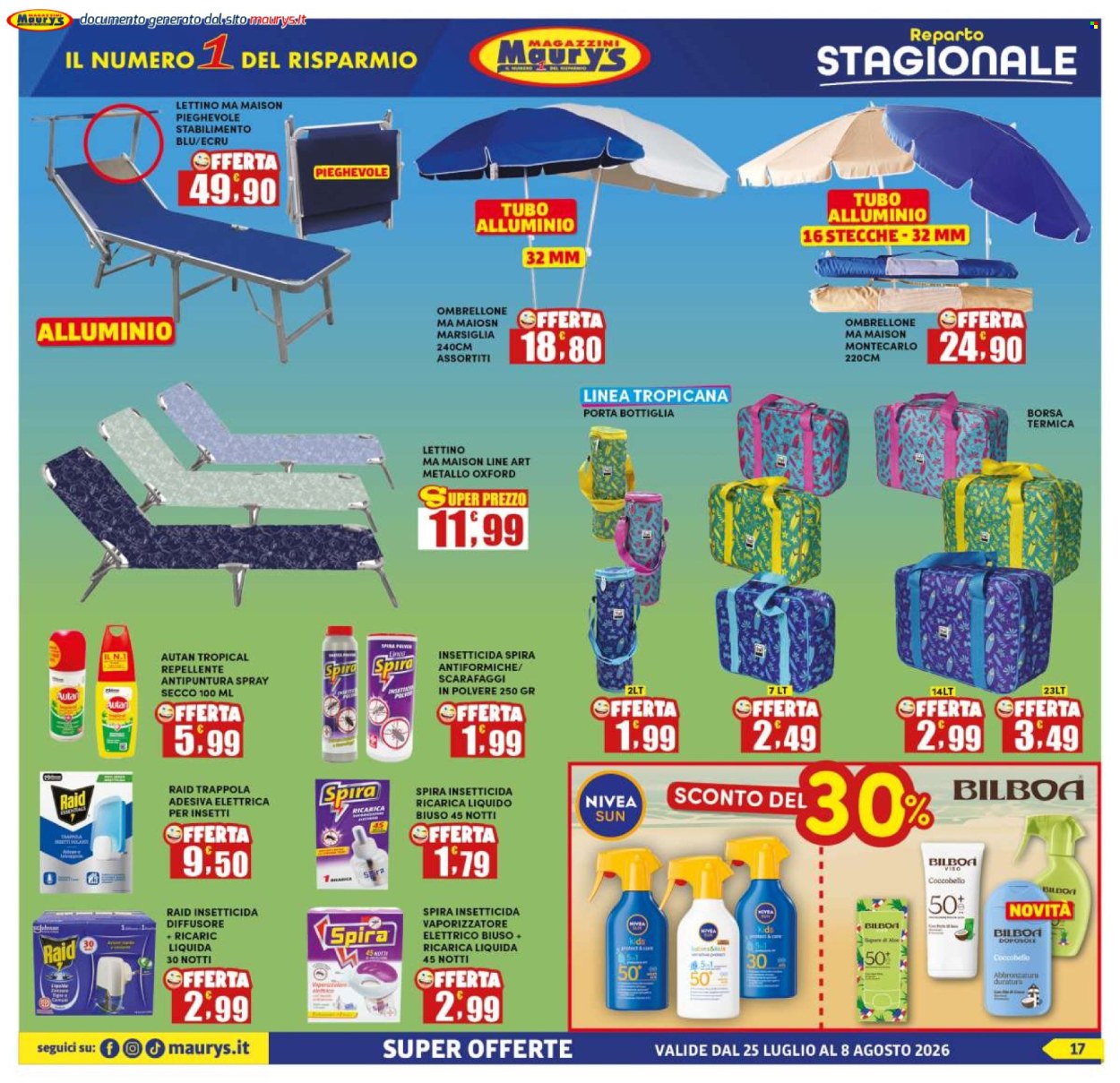 Volantino Maury's - 25/7/2026 - 8/8/2026. Pagina 17
