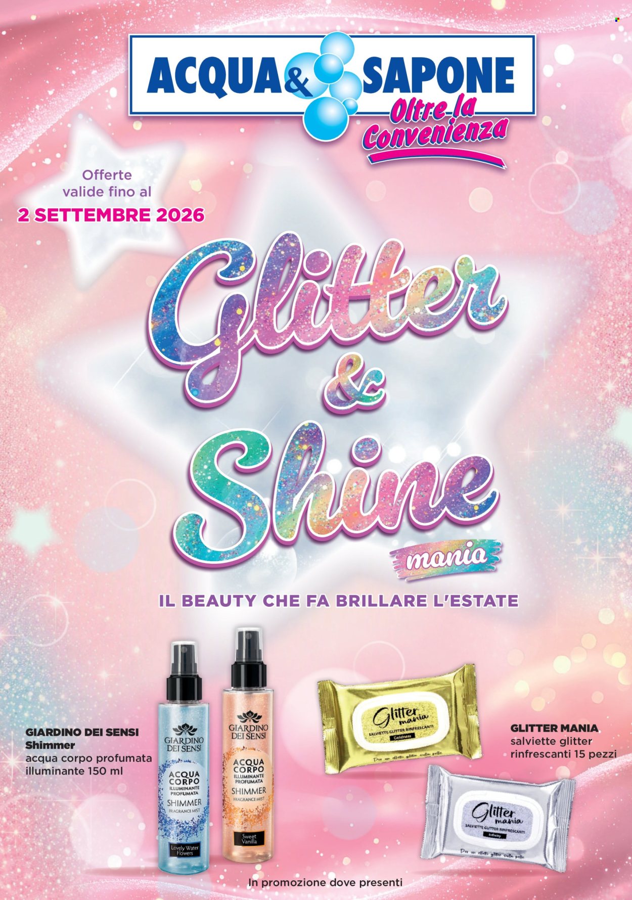 Volantino Acqua & Sapone - 25/7/2026 - 2/9/2026. Pagina 1