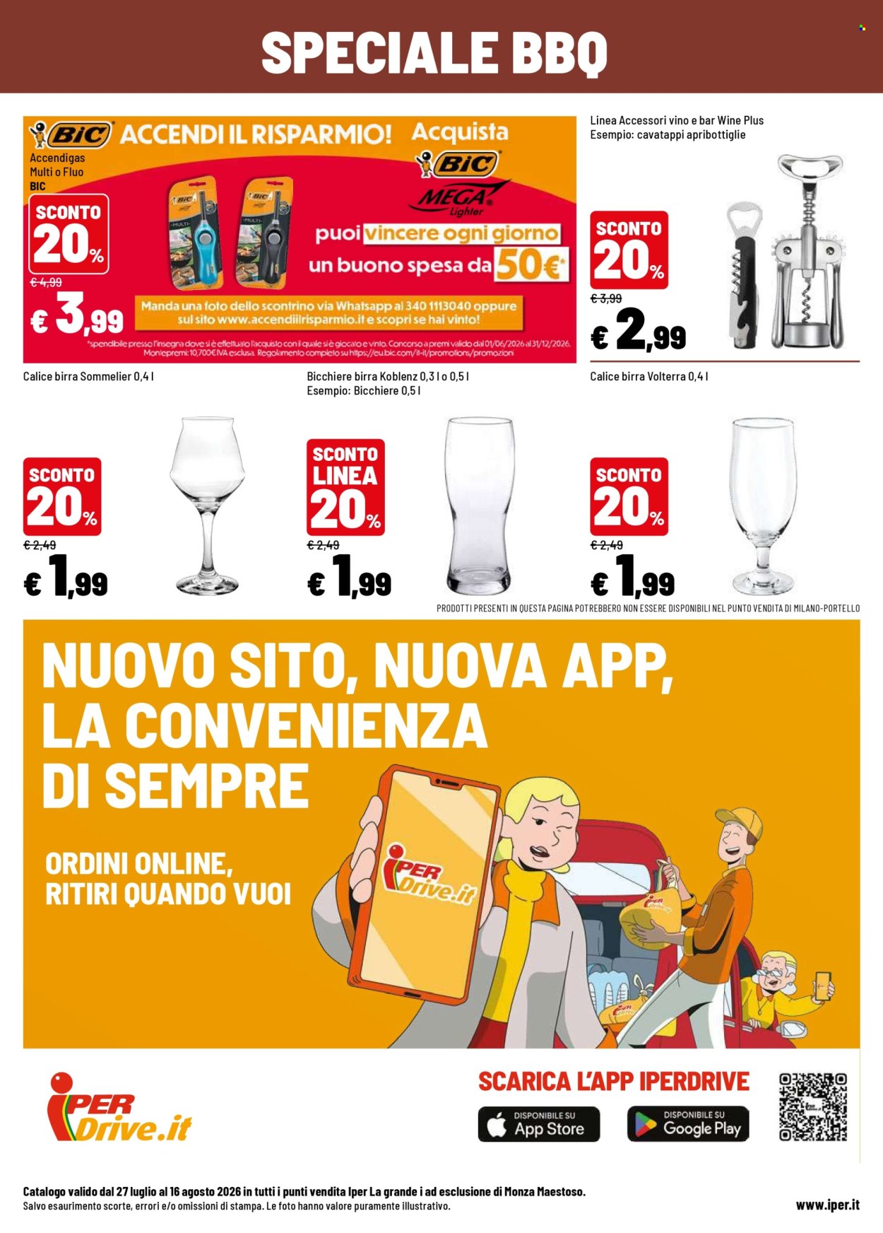 Volantino Iper, La grande i - 27/7/2026 - 16/8/2026. Pagina 23
