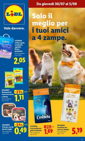 Volantino Lidl - 30/7/2026 - 5/8/2026.