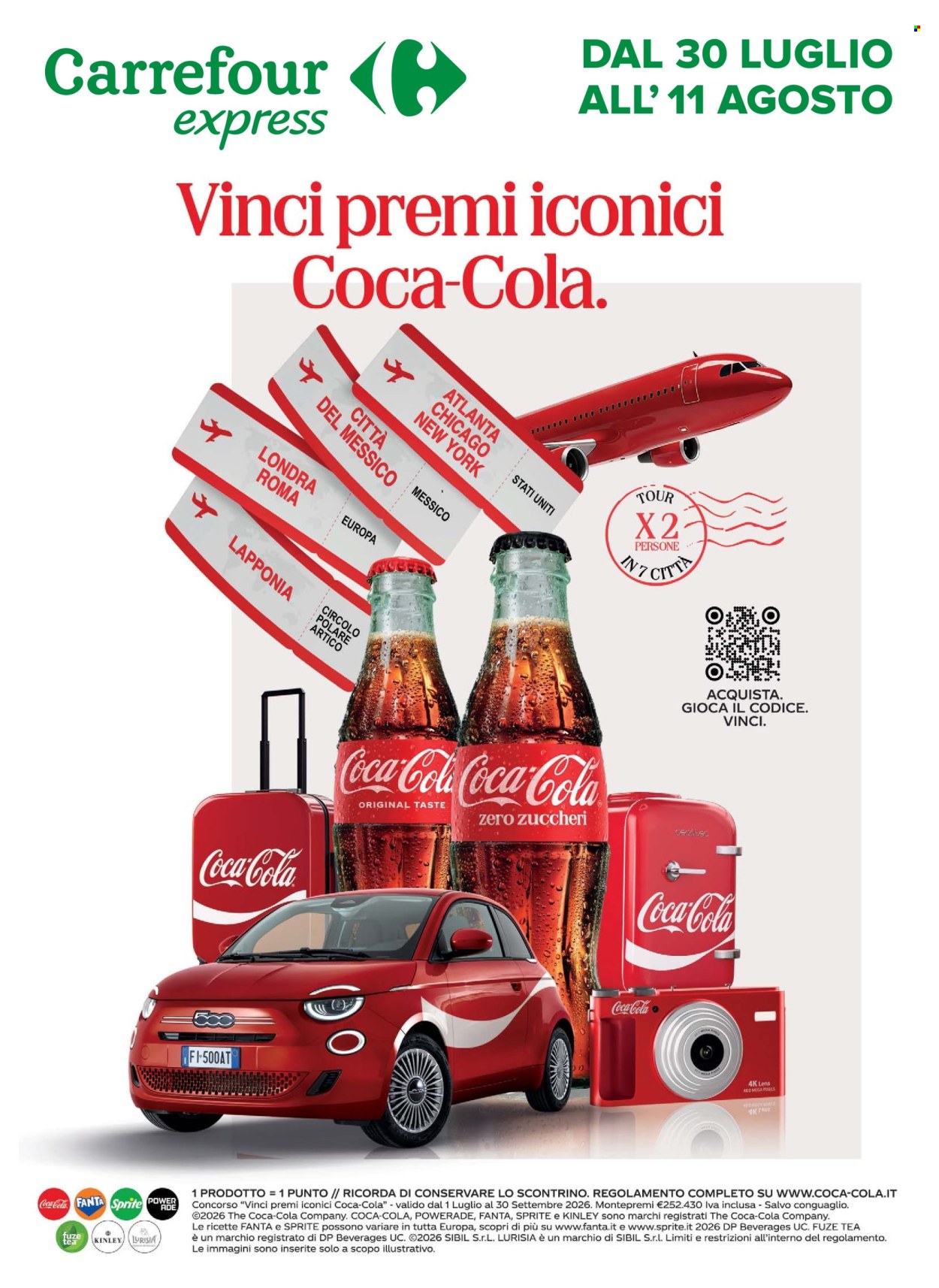 Volantino Carrefour - 30/7/2026 - 11/8/2026. Pagina 1