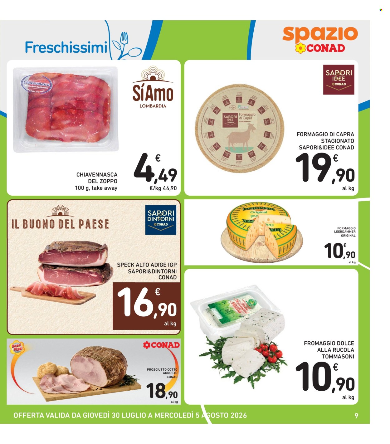 Volantino Spazio Conad - 30/7/2026 - 5/8/2026. Pagina 9