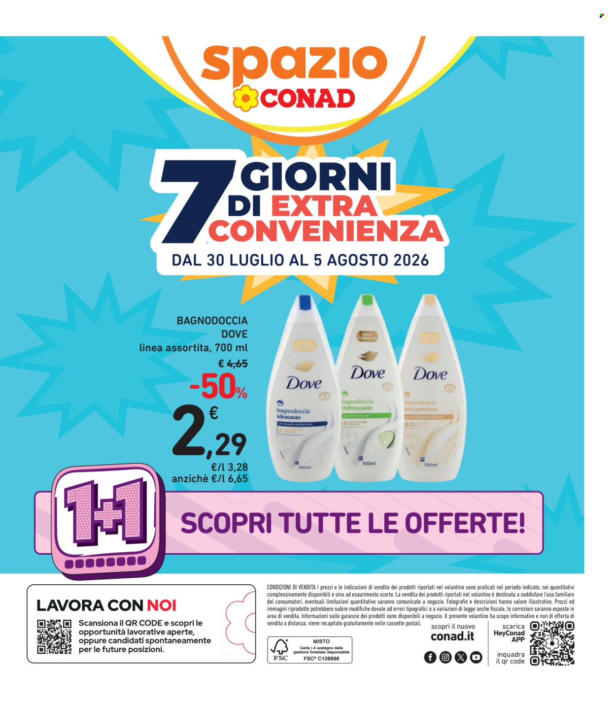Volantino Spazio Conad - 30/7/2026 - 5/8/2026. Pagina 1