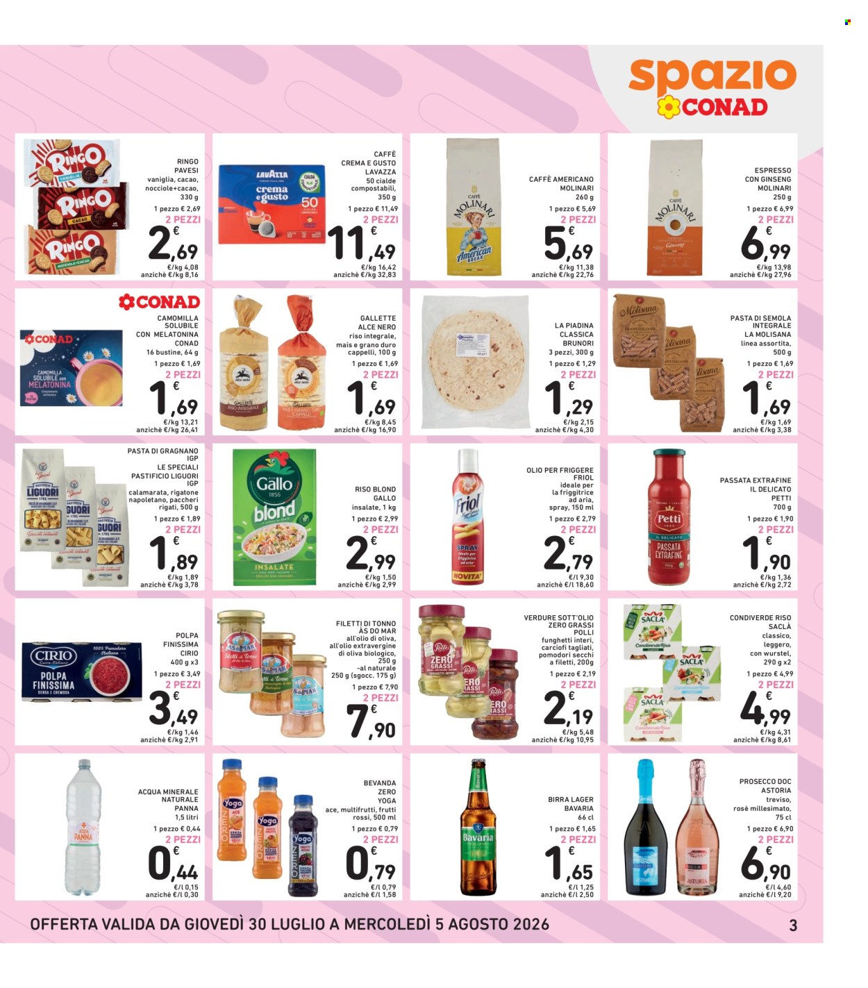Volantino Spazio Conad - 30/7/2026 - 5/8/2026. Pagina 3