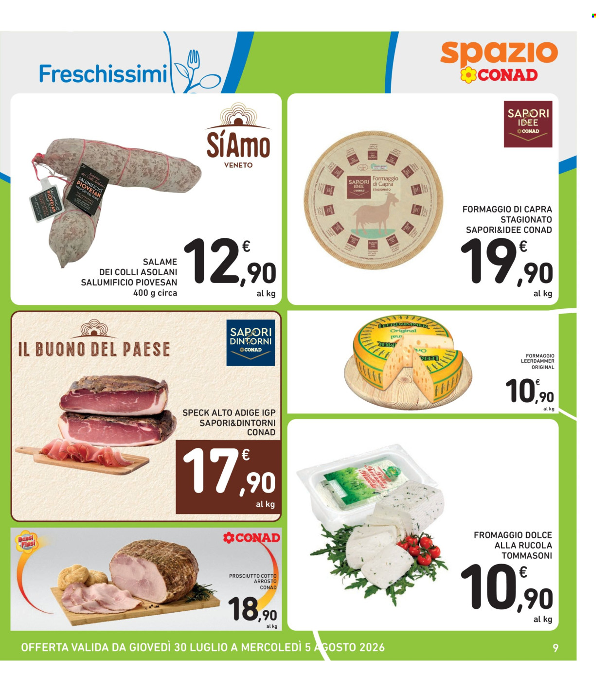 Volantino Spazio Conad - 30/7/2026 - 5/8/2026. Pagina 9