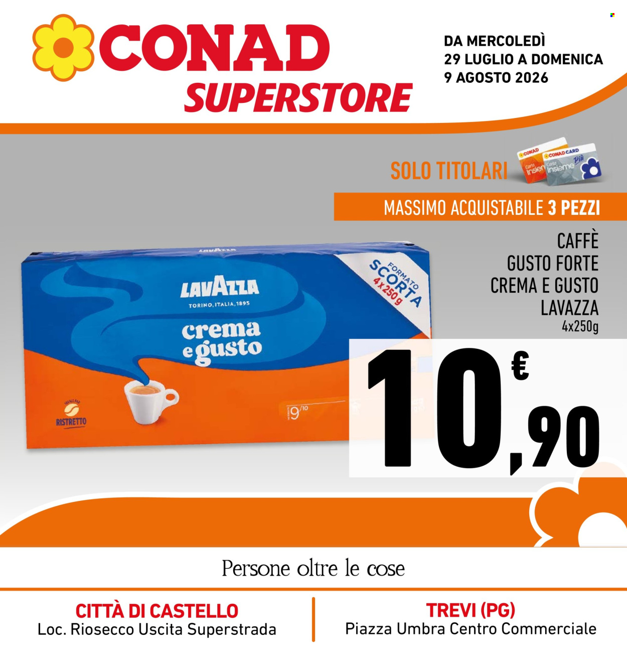 Volantino Conad Superstore - 29/7/2026 - 9/8/2026. Pagina 1