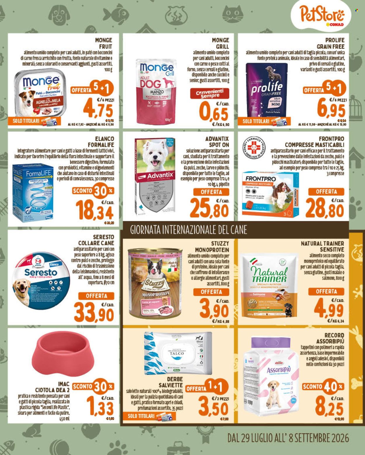 Volantino Pet Store Conad - 29/7/2026 - 8/9/2026. Pagina 3