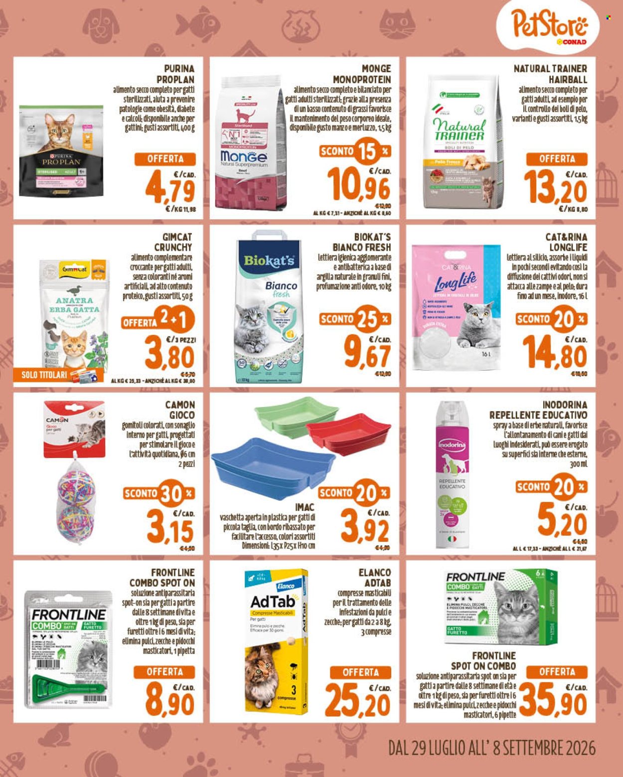 Volantino Pet Store Conad - 29/7/2026 - 8/9/2026. Pagina 5