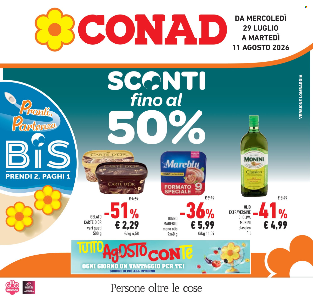 Volantino Conad - 29/7/2026 - 11/8/2026. Pagina 1