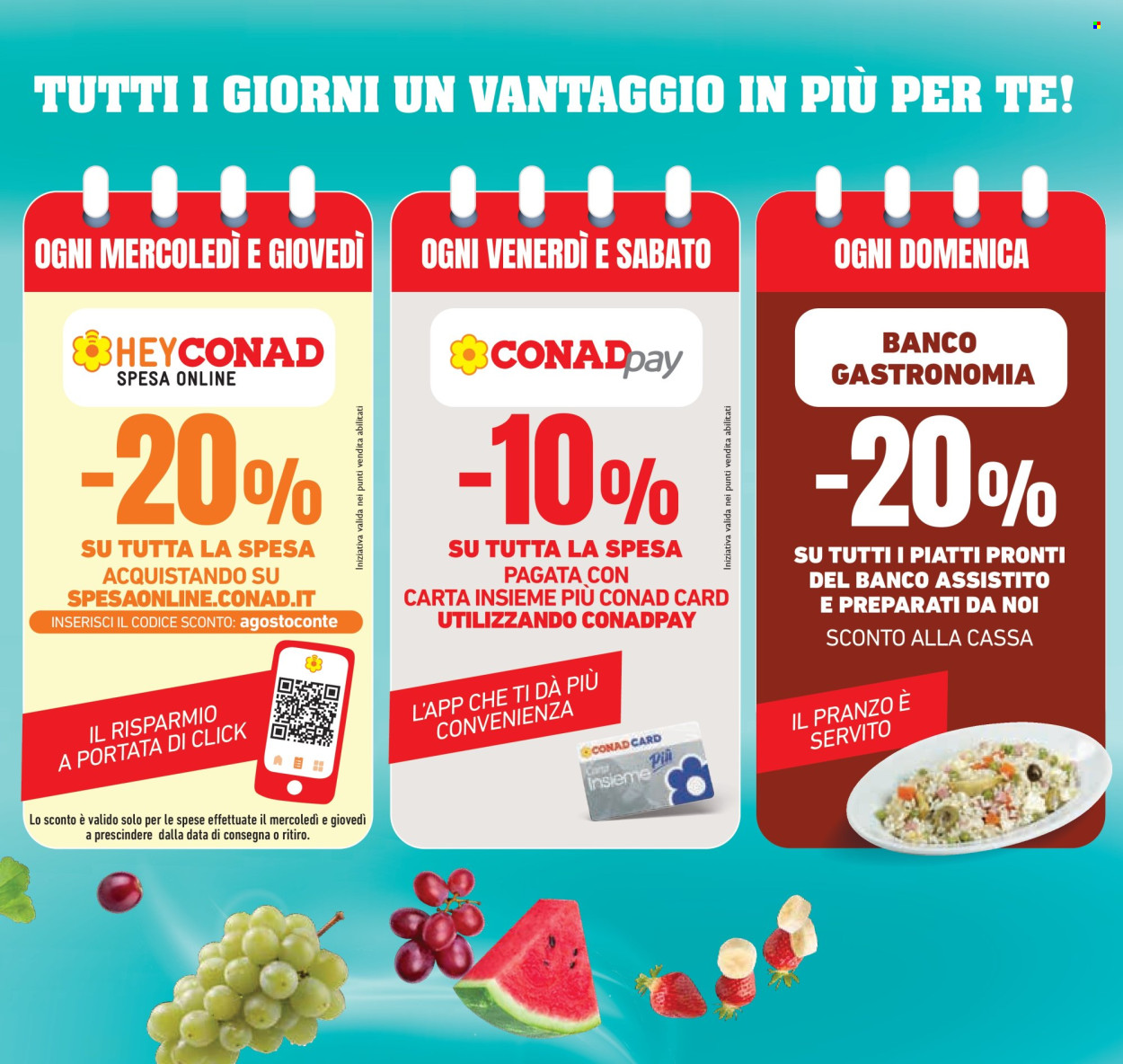 Volantino Conad - 29/7/2026 - 11/8/2026. Pagina 3