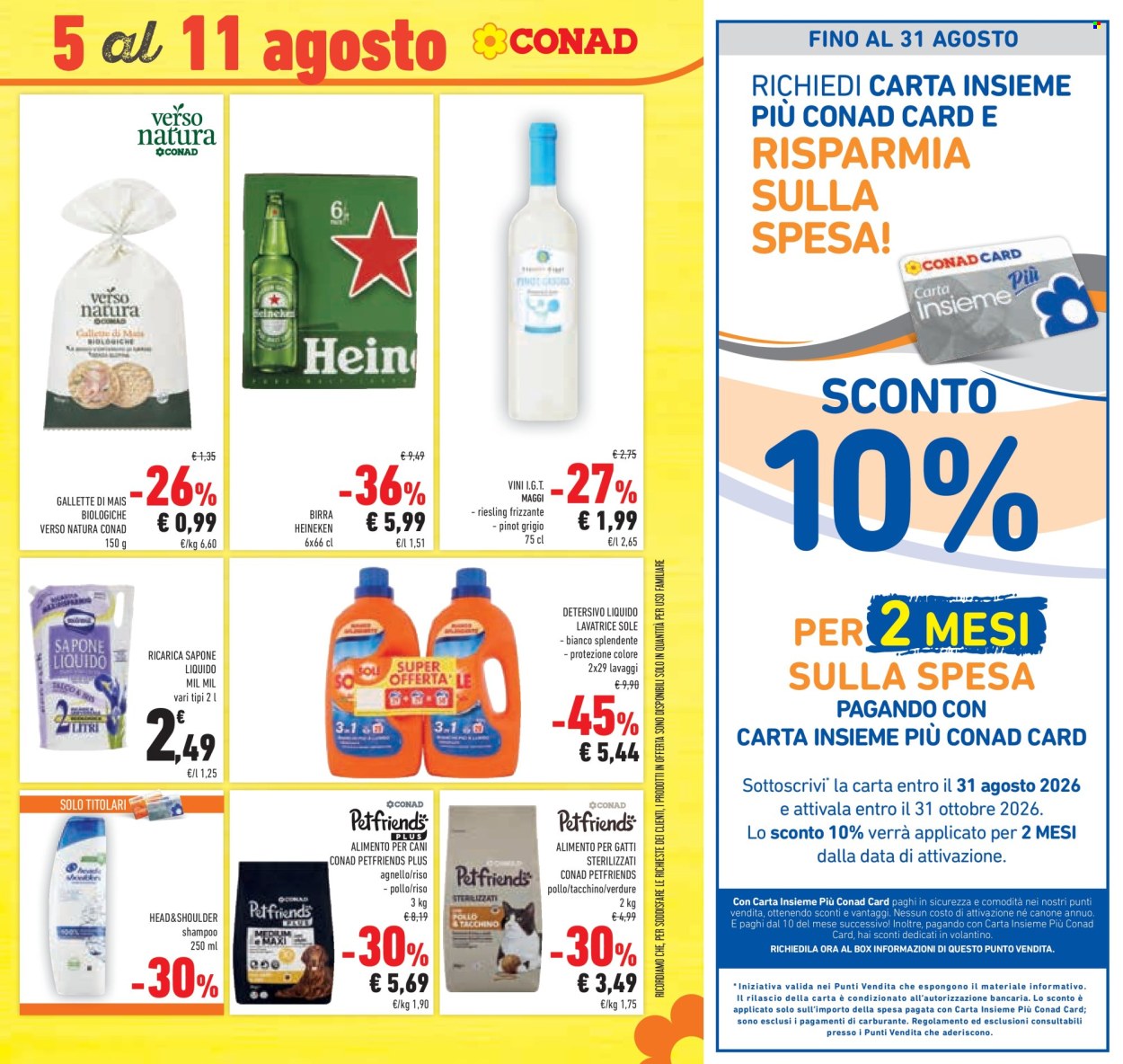 Volantino Conad - 29/7/2026 - 11/8/2026. Pagina 39