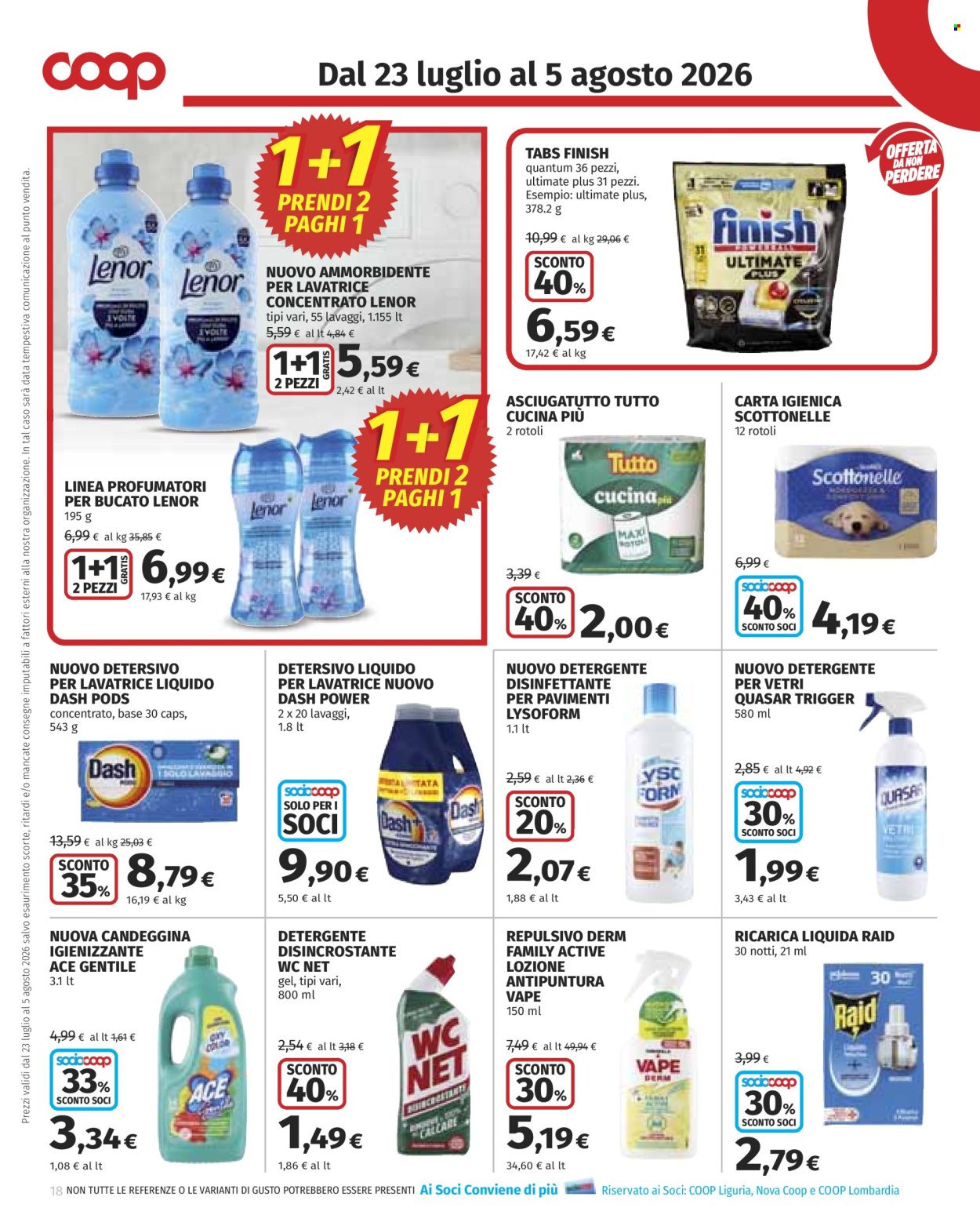 Volantino Coop - 23/7/2026 - 5/8/2026. Pagina 18