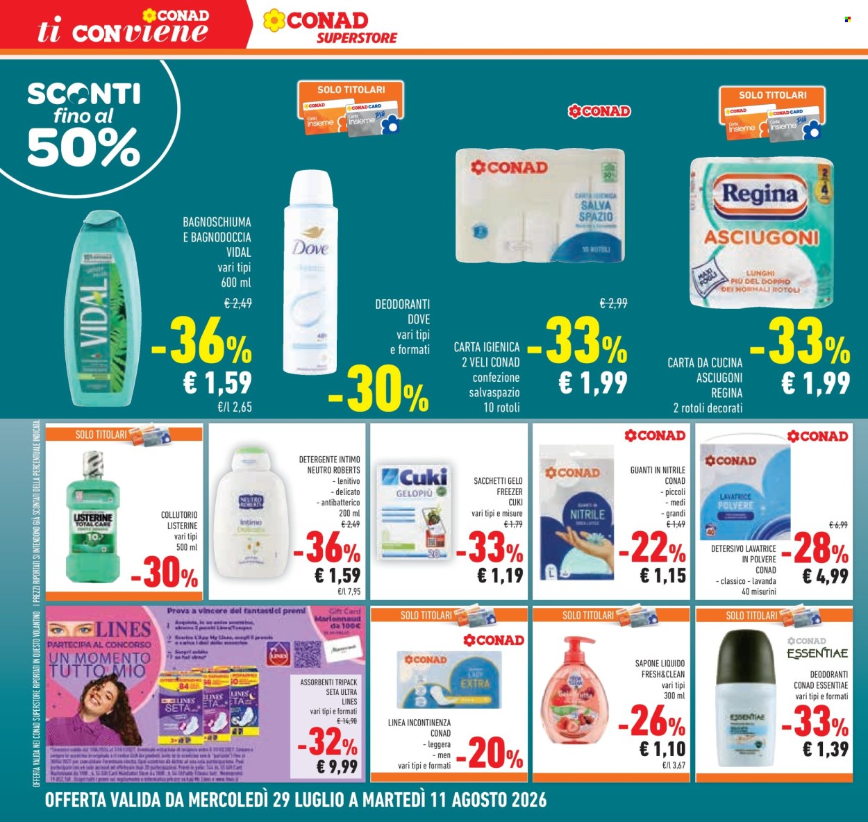 Volantino Conad Superstore - 29/7/2026 - 11/8/2026. Pagina 26