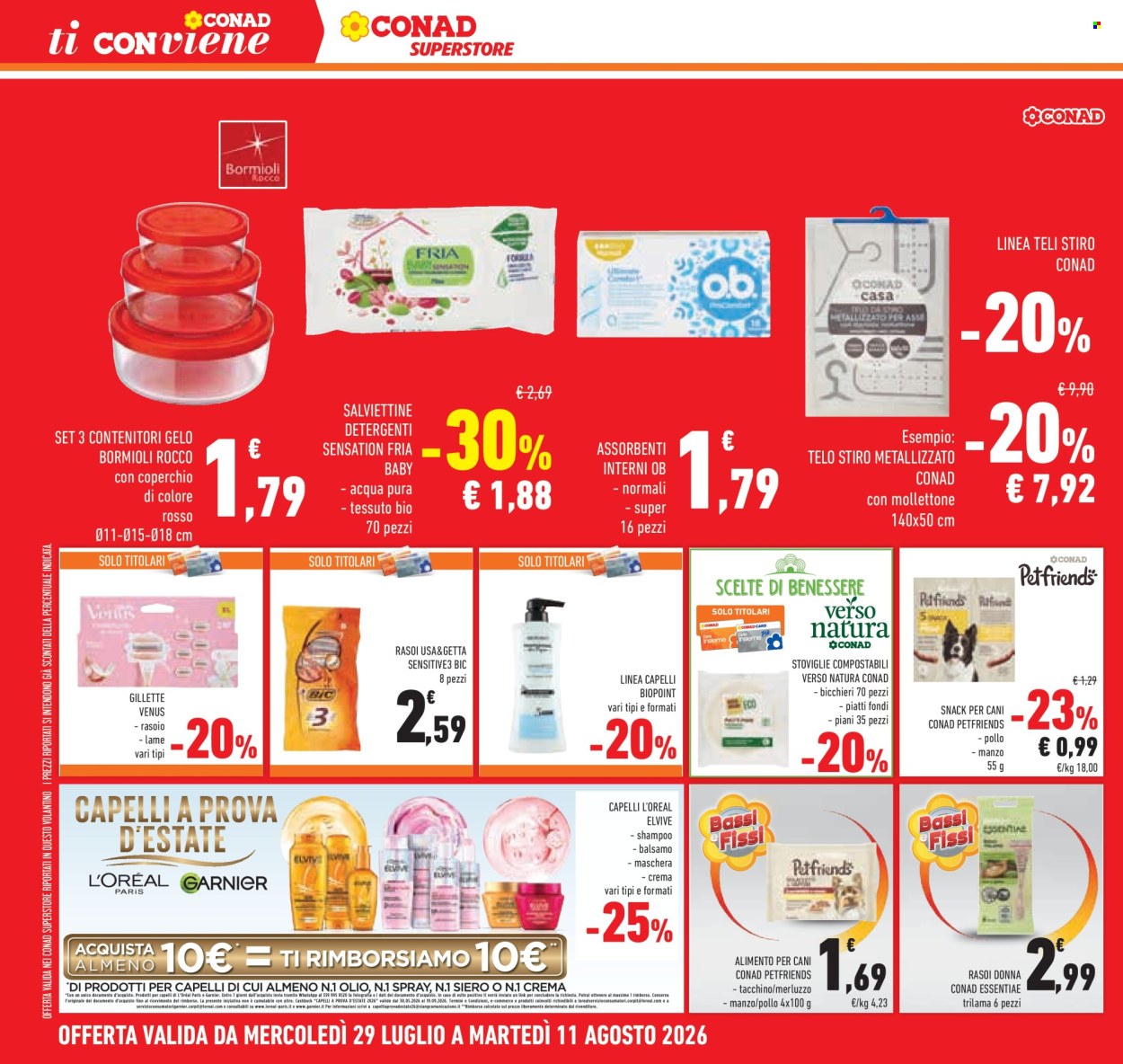 Volantino Conad Superstore - 29/7/2026 - 11/8/2026. Pagina 34