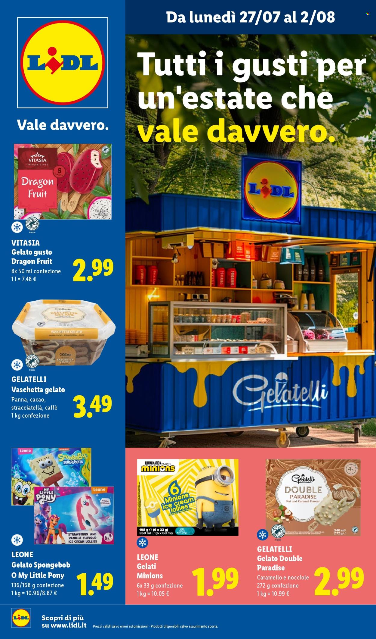 Volantino Lidl - 27/7/2026 - 2/8/2026. Pagina 1