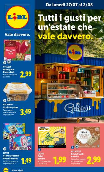 Volantino Lidl - 27/7/2026 - 2/8/2026.