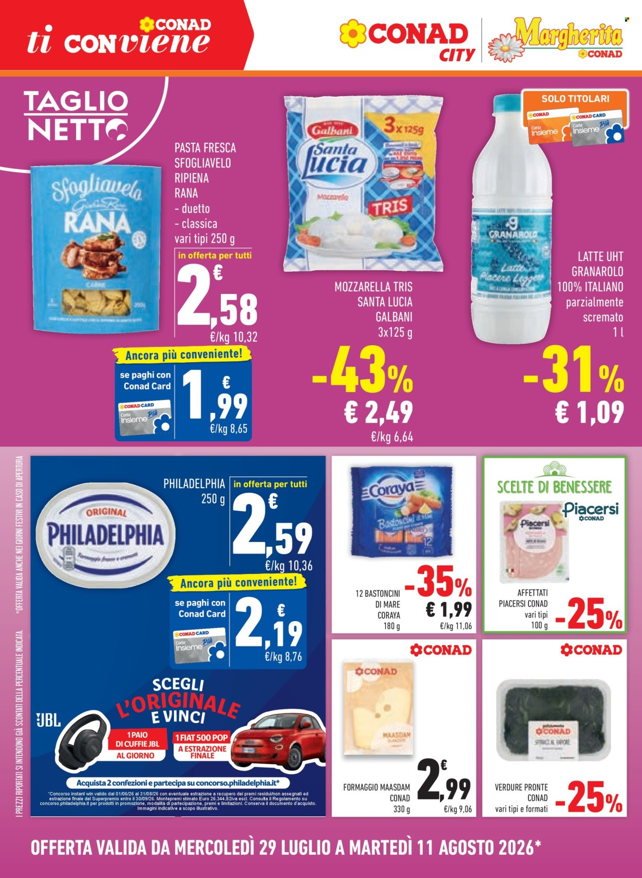 Volantino Margherita Conad - 29/7/2026 - 11/8/2026. Pagina 6