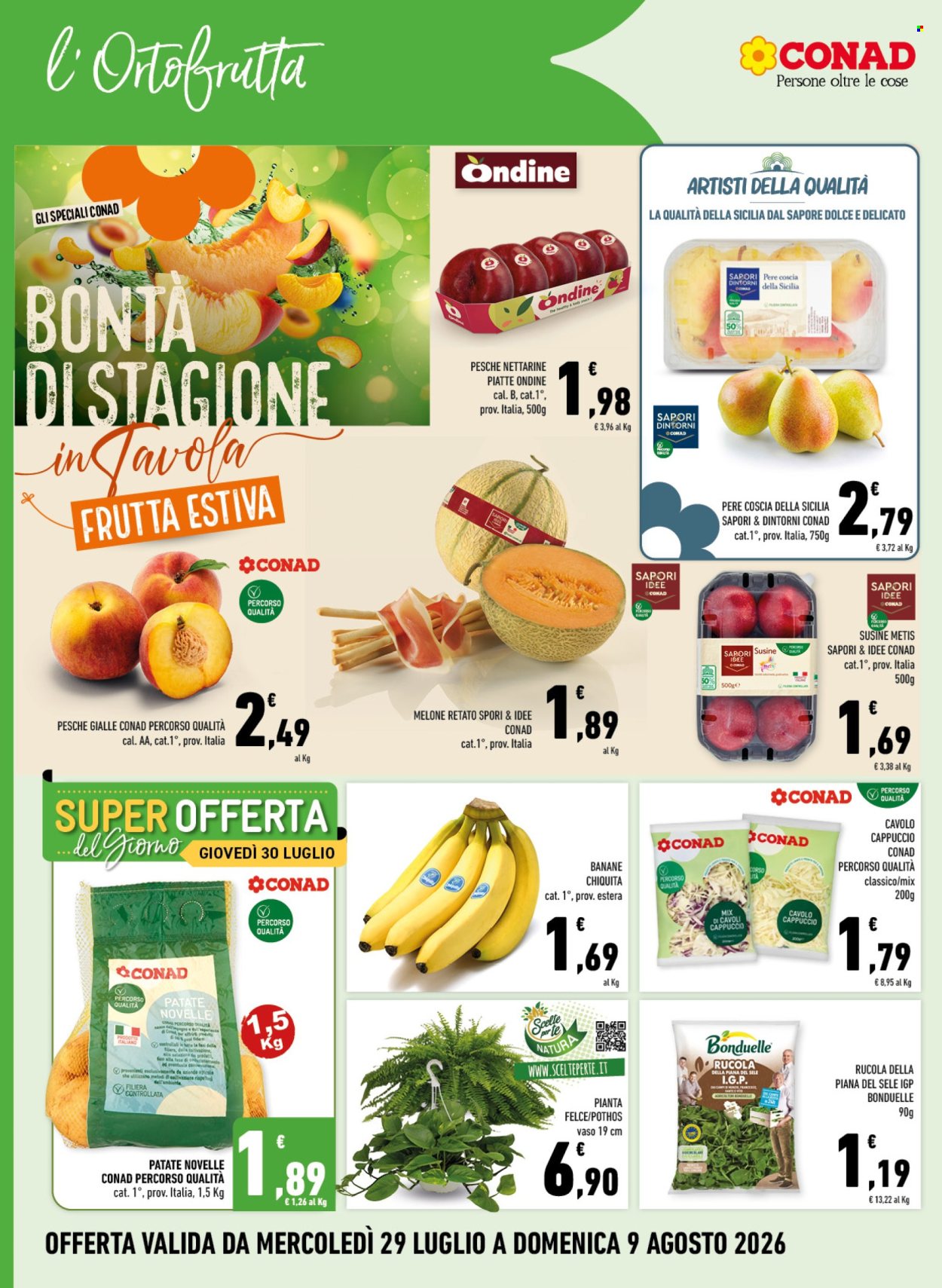 Volantino Margherita Conad - 29/7/2026 - 9/8/2026. Pagina 2