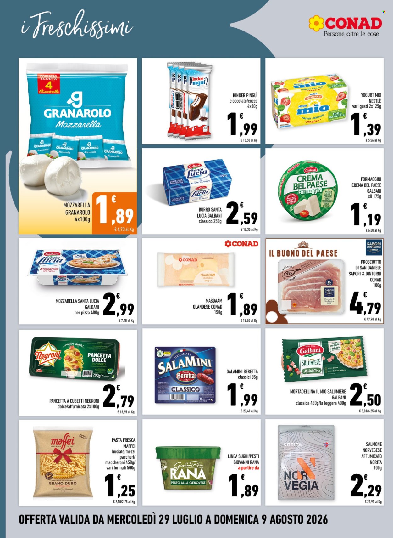 Volantino Margherita Conad - 29/7/2026 - 9/8/2026. Pagina 10
