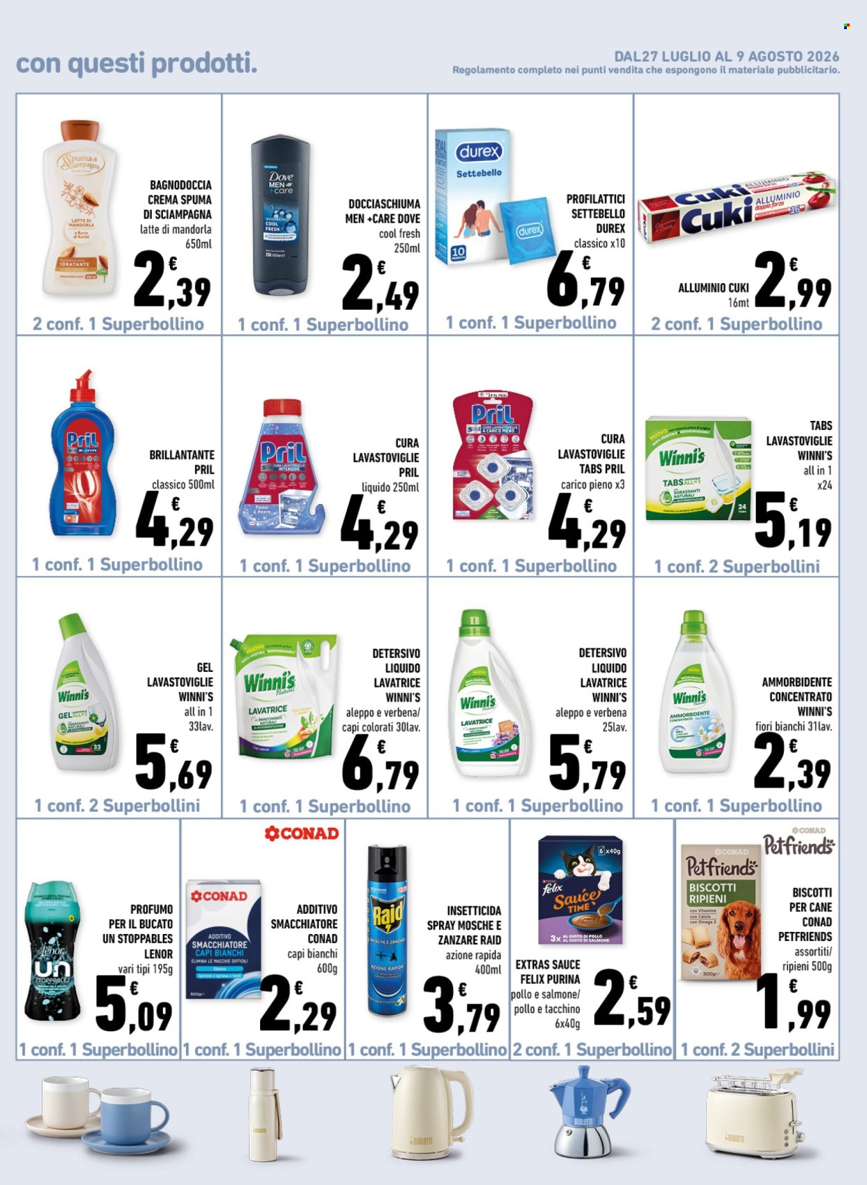 Volantino Margherita Conad - 29/7/2026 - 9/8/2026. Pagina 15